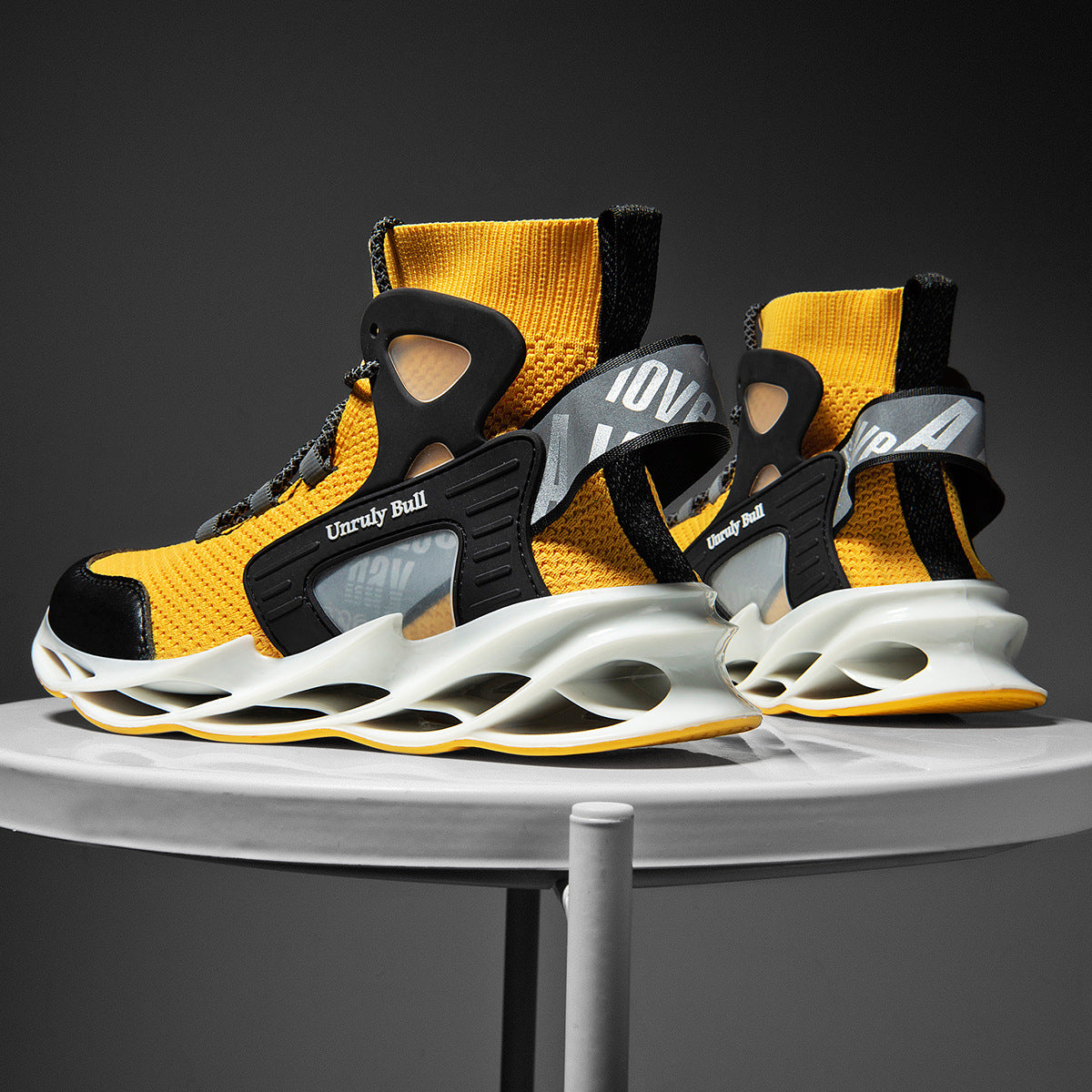 Zapatos Casuales Para Hombre, Zapatillas De Lujo De Entrenamiento, Mocasines A La Moda De Carrera, Blancas, Para Correr