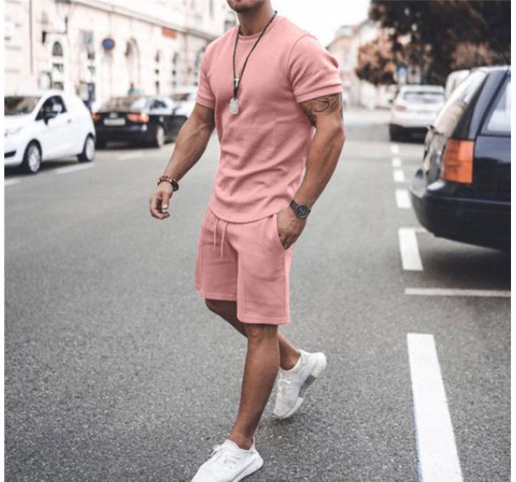 ¡Nueva Llegada! Traje De Dos Piezas Camiseta Y Pantalón Corto