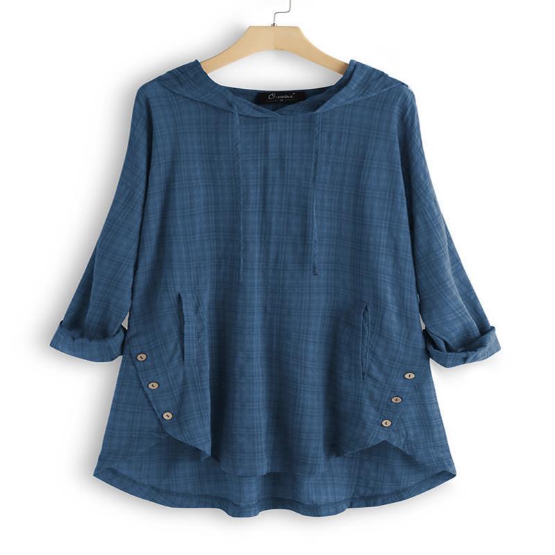 Top De Mujer Corsé Casual Con Botón De Lino