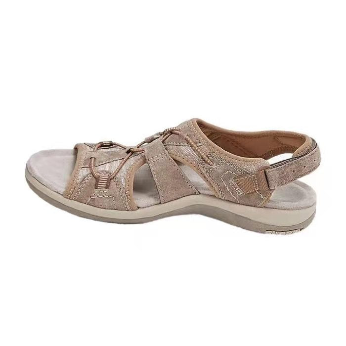 Sandalias casual de punta redonda