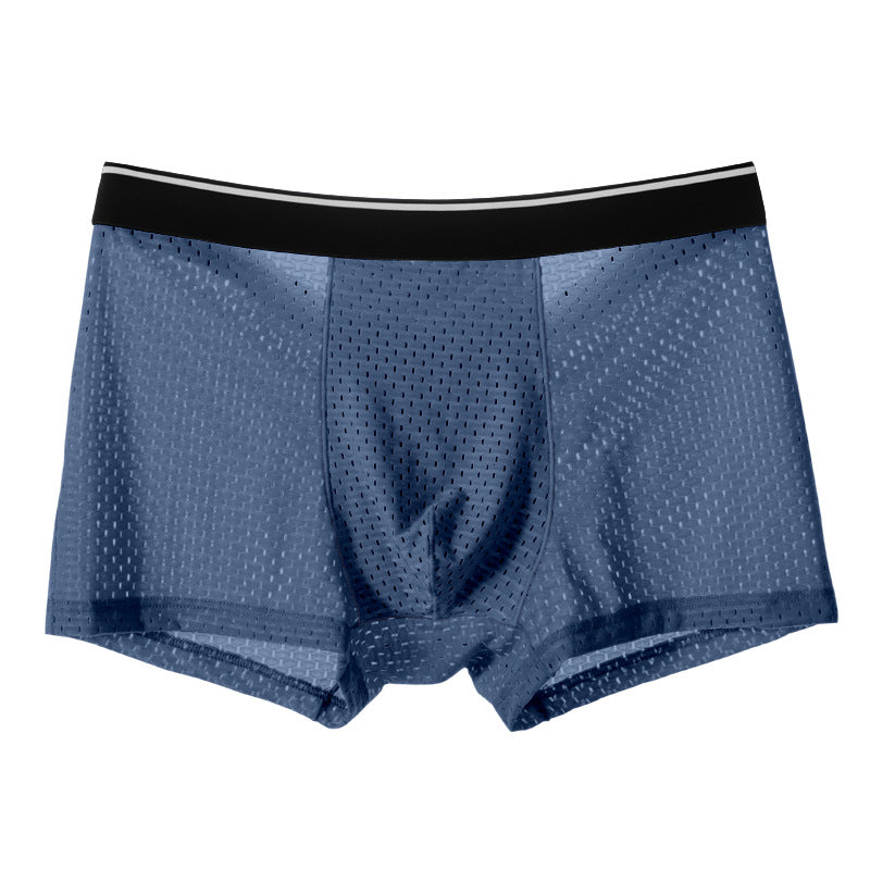 Ropa Interior De Seda Helada Para Hombre-Doble Comodidad, Doble Look Sexy