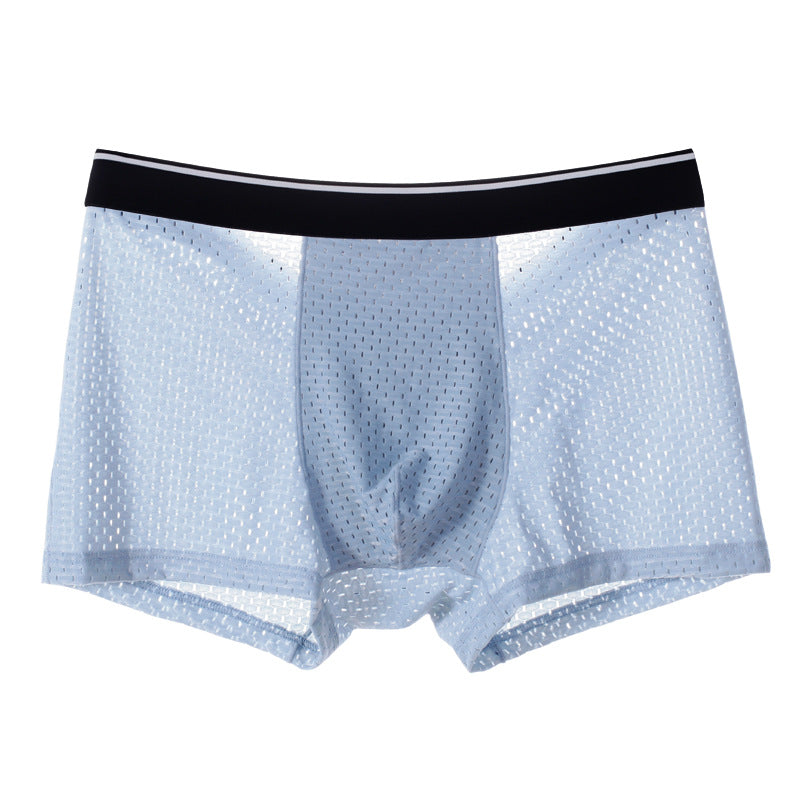 Ropa Interior De Seda Helada Para Hombre-Doble Comodidad, Doble Look Sexy
