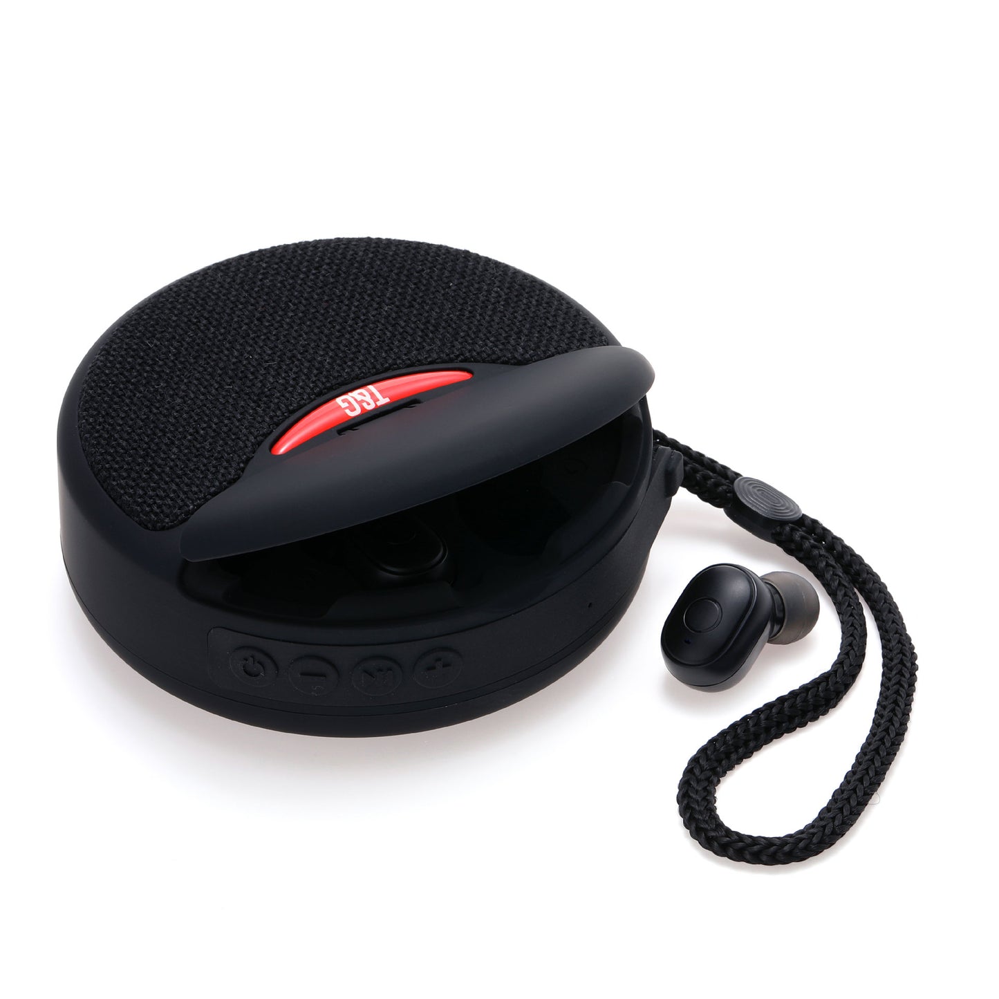 Mini Altavoz Portátil Para Exteriores 2 En 1 Con Auriculares Bluetooth