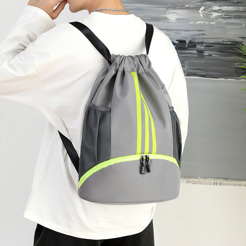 Bolsa De Fútbol Mochila Bolsa De Almacenamiento Bolsillo Grande