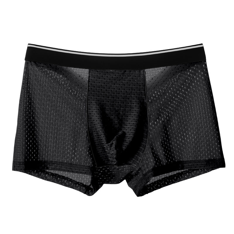 Ropa Interior De Seda Helada Para Hombre-Doble Comodidad, Doble Look Sexy