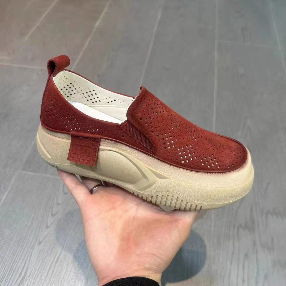 Zapatos De Mujer De Suela Gruesa