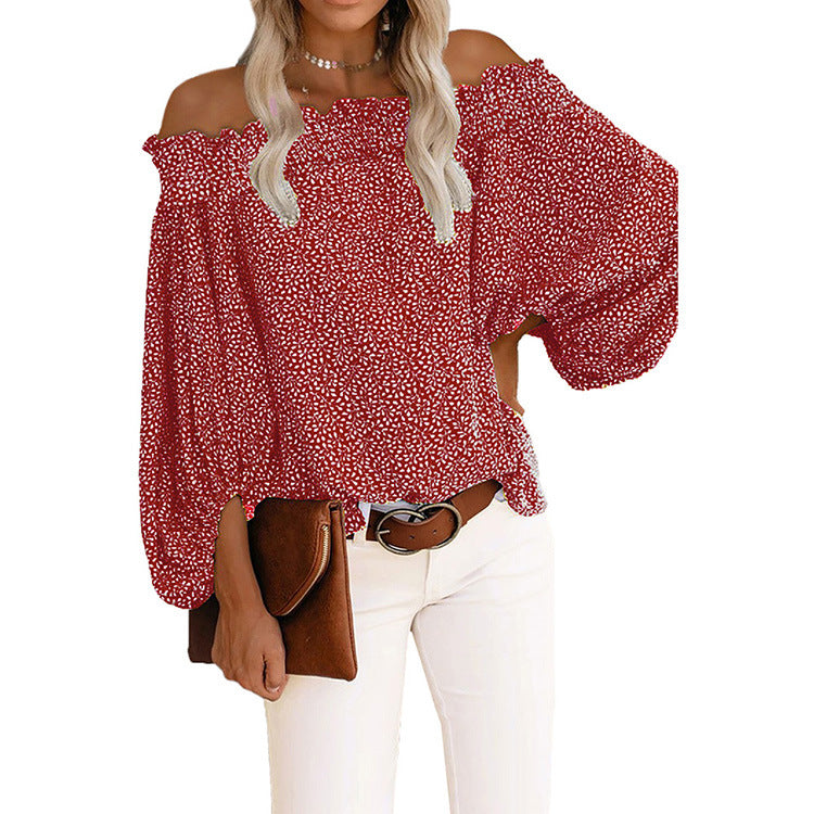 Top Suelto Con Mangas De Linterna Ropa De Mujer