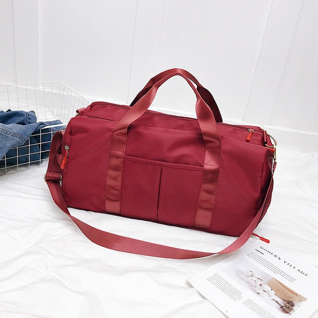 Bolsa De Viaje Con Bolsillo Seco Y Mojado Y Zapatos