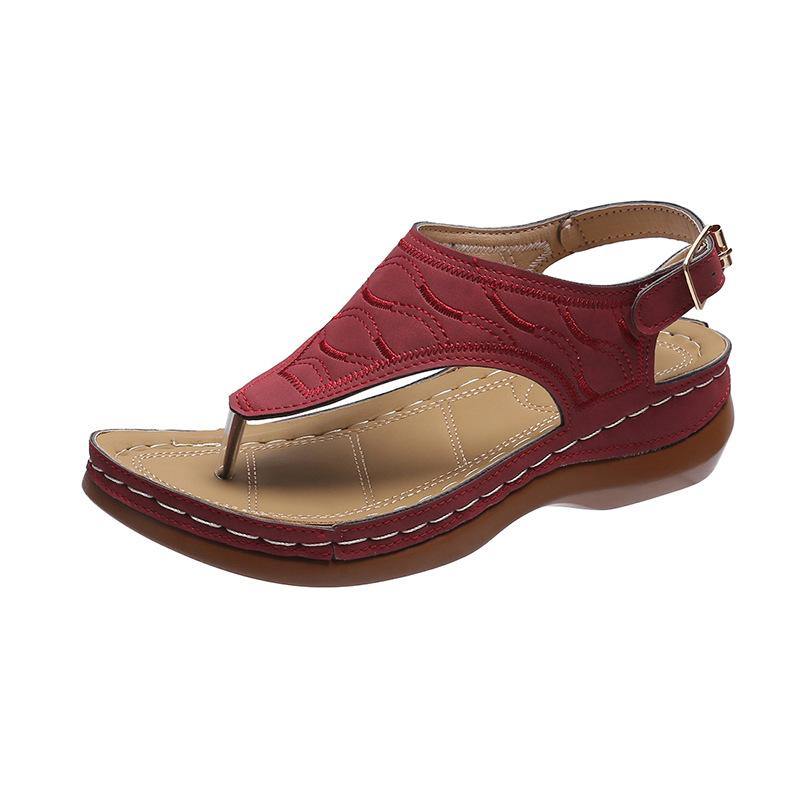 Las nuevas sandalias de tacón de pendiente 2020 para mujer casual - MXbueno