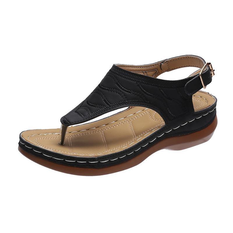 Las nuevas sandalias de tacón de pendiente 2020 para mujer casual - MXbueno