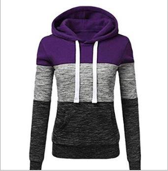 La nueva sudadera con capucha de manga larga color-collage - MXbueno