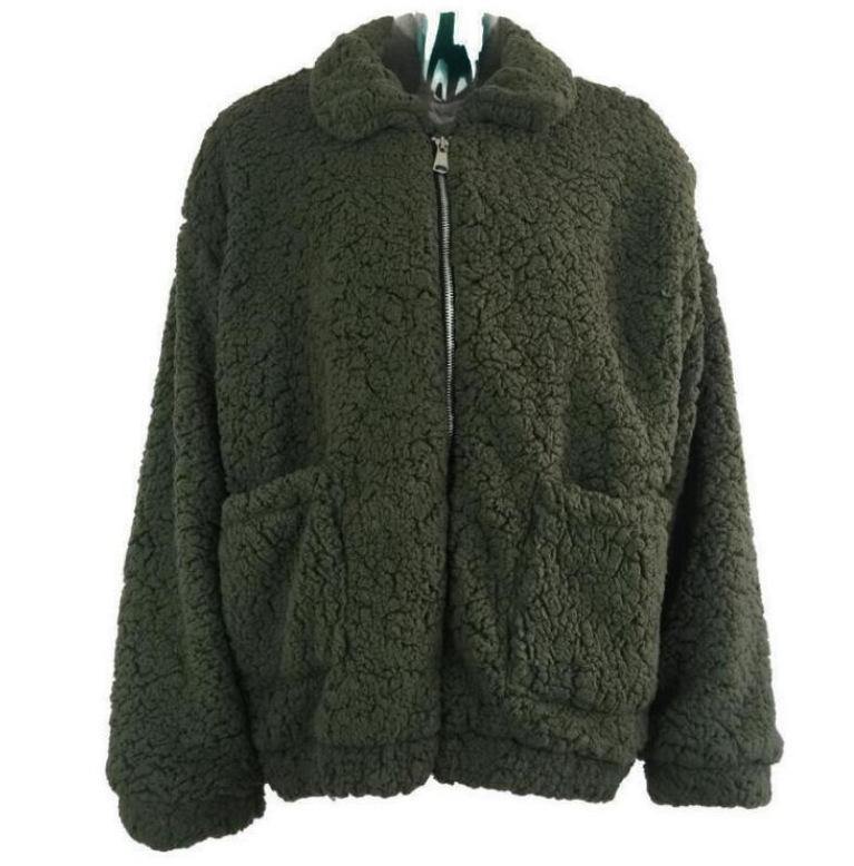 Nueva Chaqueta casual Esponjoso para mujer en este invierno - MXbueno
