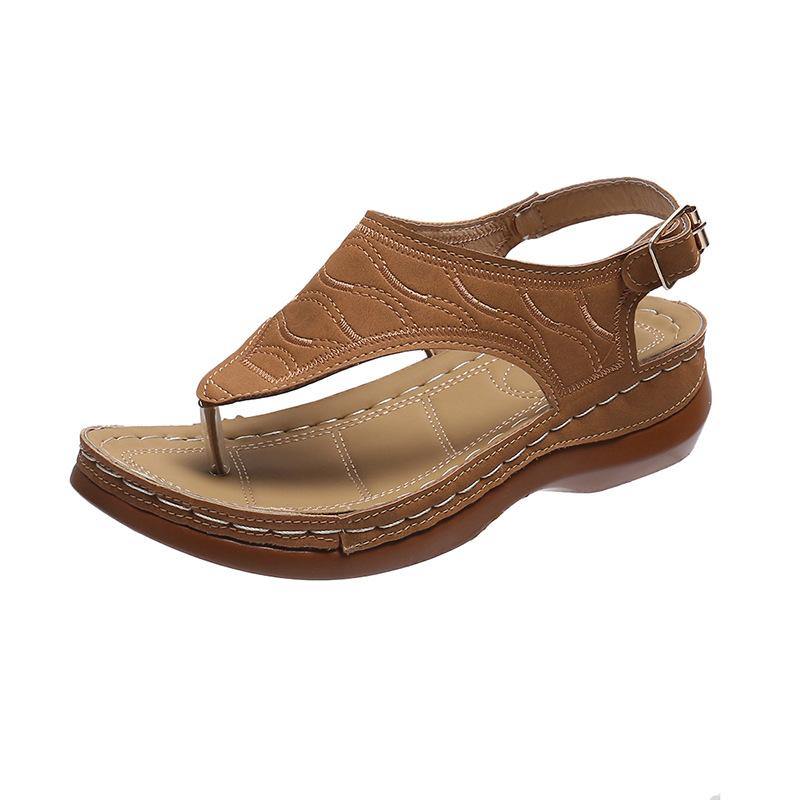 Las nuevas sandalias de tacón de pendiente 2020 para mujer casual - MXbueno