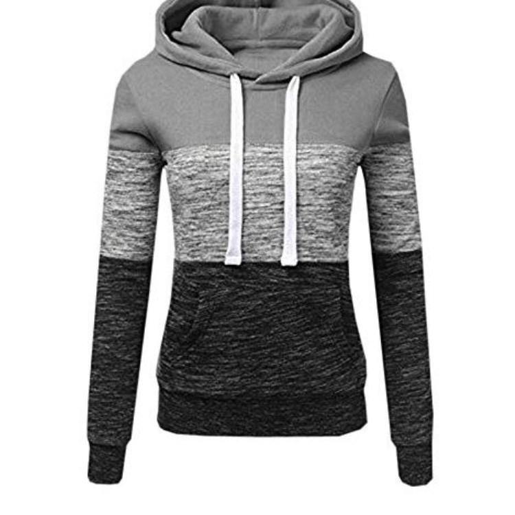 La nueva sudadera con capucha de manga larga color-collage - MXbueno