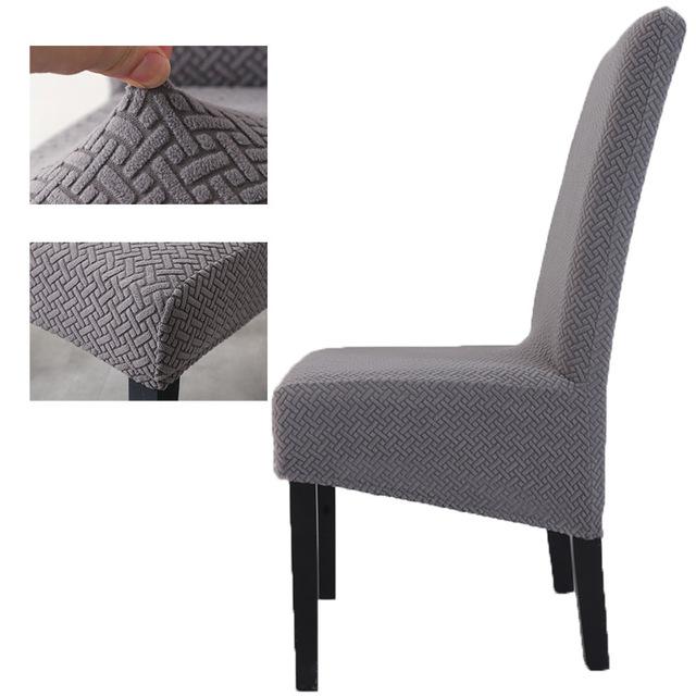 Funda Para Silla De Forro Polar Con Ajuste Mágico Y Elástico De Tamaño XL Con Respaldo Alto