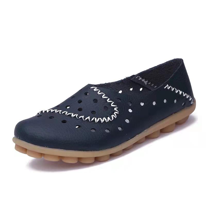 Mocasines De Piel Auténtica Transpirable