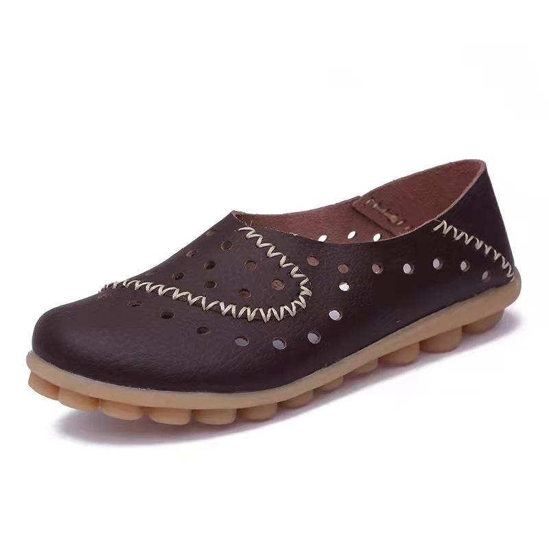 Mocasines De Piel Auténtica Transpirable