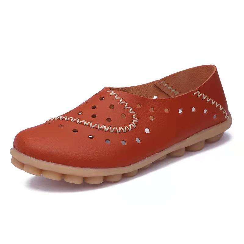 Mocasines De Piel Auténtica Transpirable