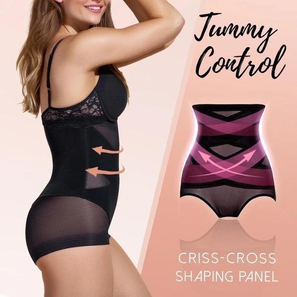 PANTALONES MOLDEADORES DE ABDOMINALES DE COMPRESIĆN CRUZADAš„