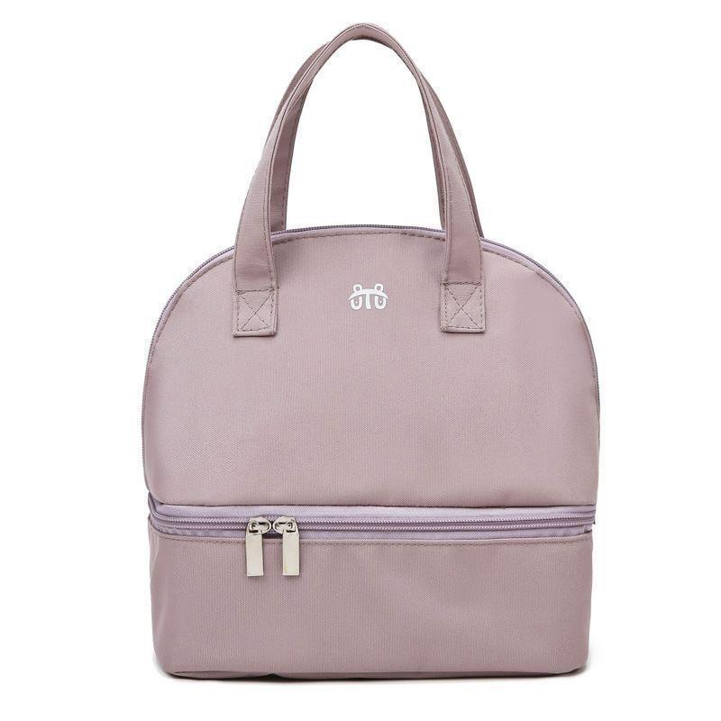 Bolsa De Almuerzo De Doble Capa, Bolsa De Picnic De Estilo Japonés, Bolsa De Aislamiento De Papel De Aluminio De Gran Capacidad, Bolsa De Arroz, Bolsa De Arroz