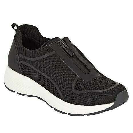 Zapatillas Cómodas De Malla Con Cremallera Frontal Informal