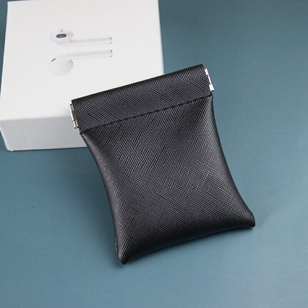 Bolsa De Cuero De Botón