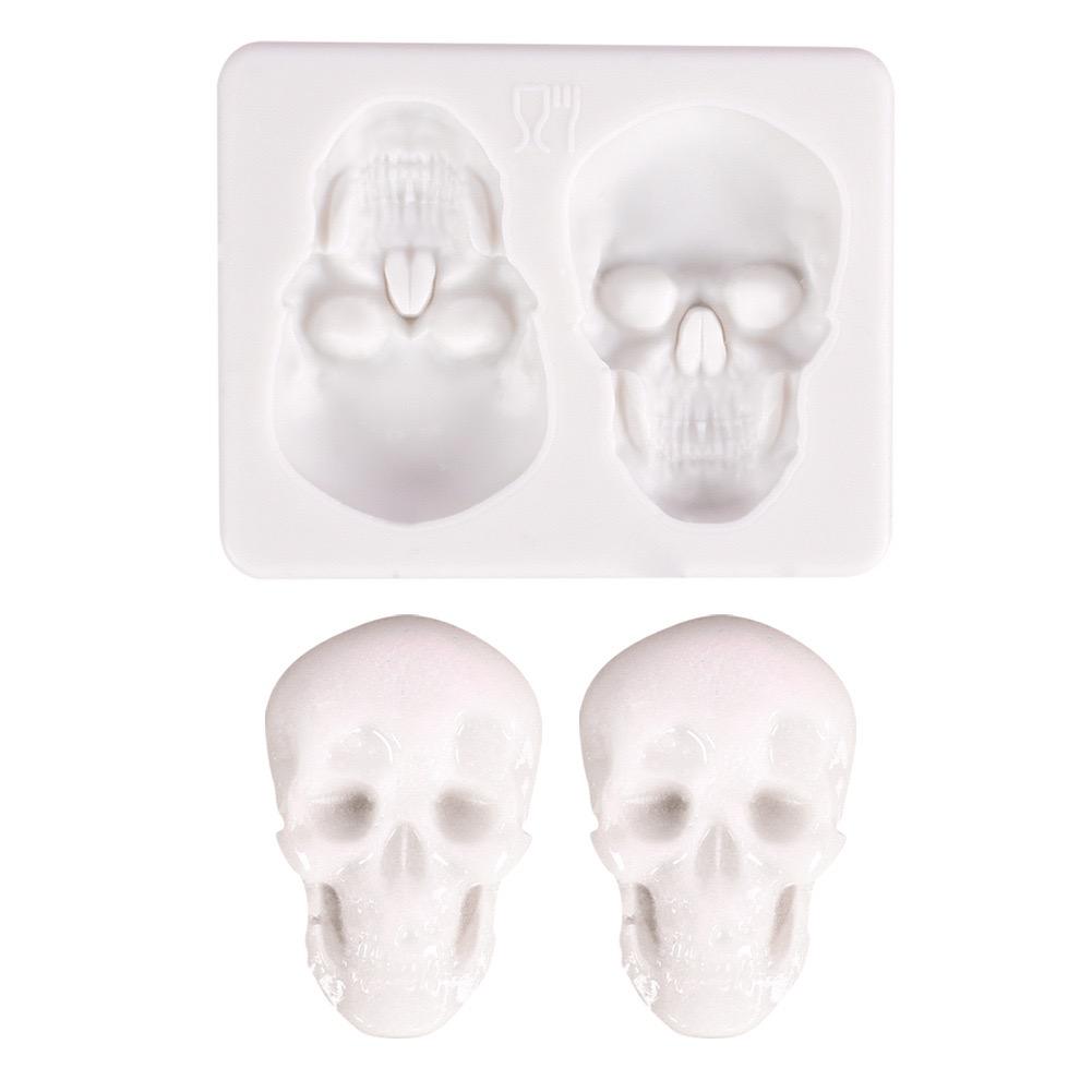 Molde de pastel de calavera 3D