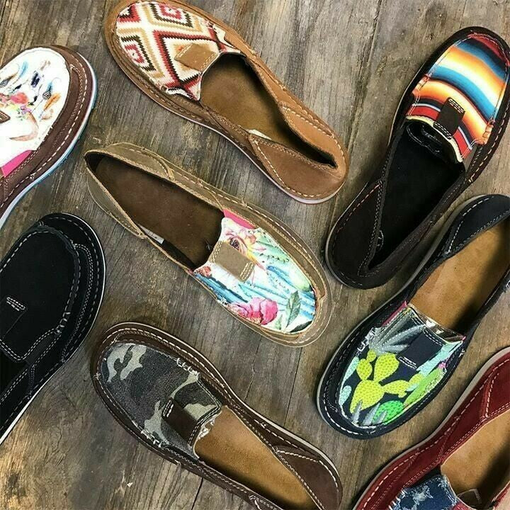 Zapatos Deportivos De Lona Con Bloques De Color Arcoíris Para Mujer