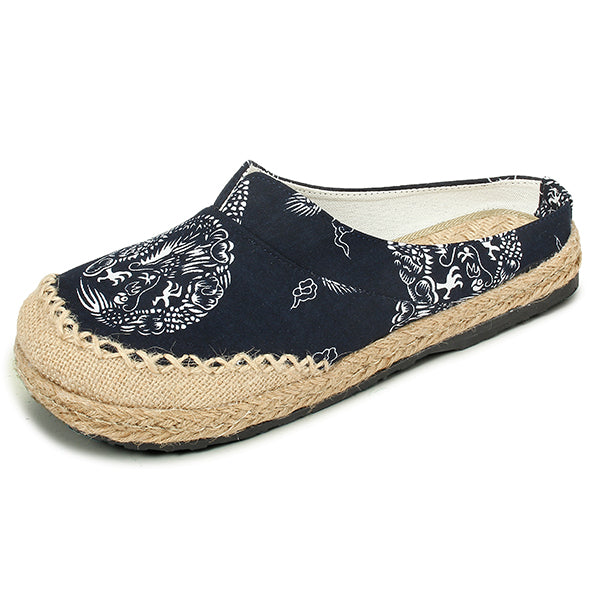 Zapatos de Mujeres Casual algodón lino al aire libre cómodo redondo dedo