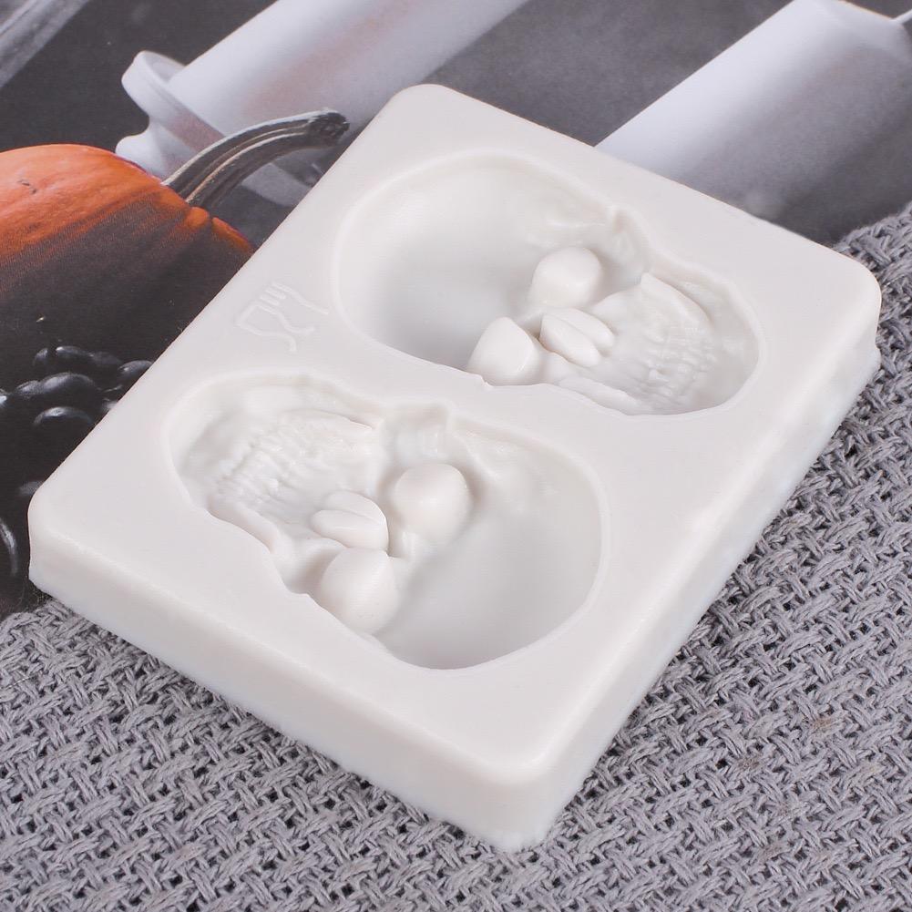 Molde de pastel de calavera 3D