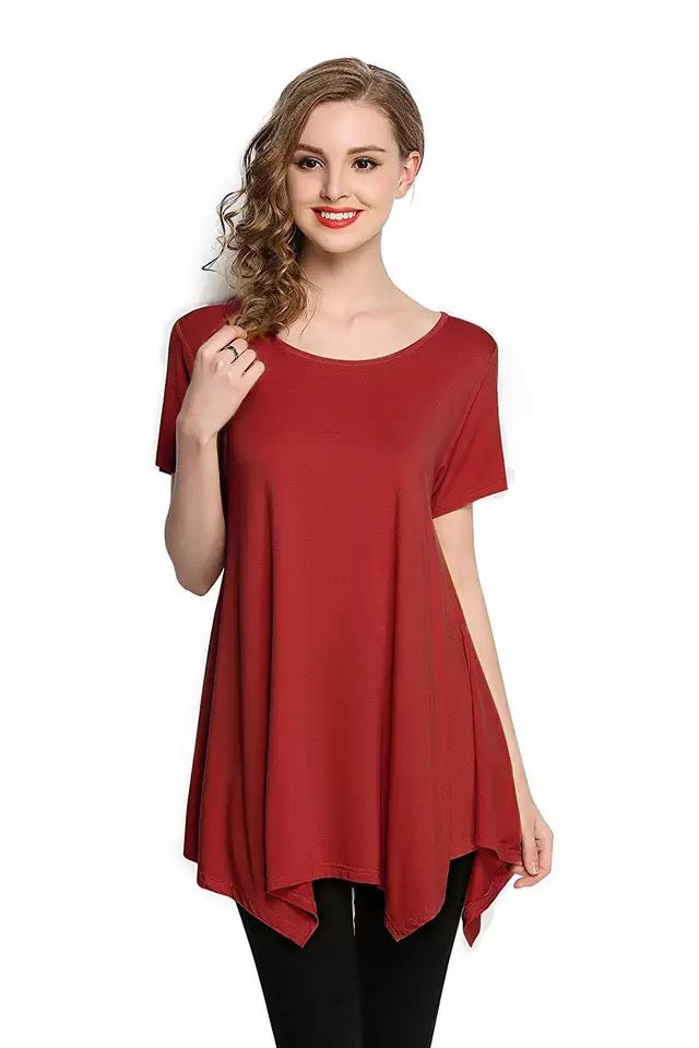 Camiseta holgada con panel cómodo