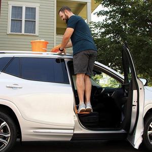 Escalón para portaequipajes de techo plegable multifunción