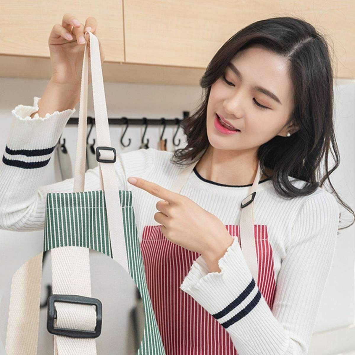 Delantal de Cocina Impermeable de Mano Borrable