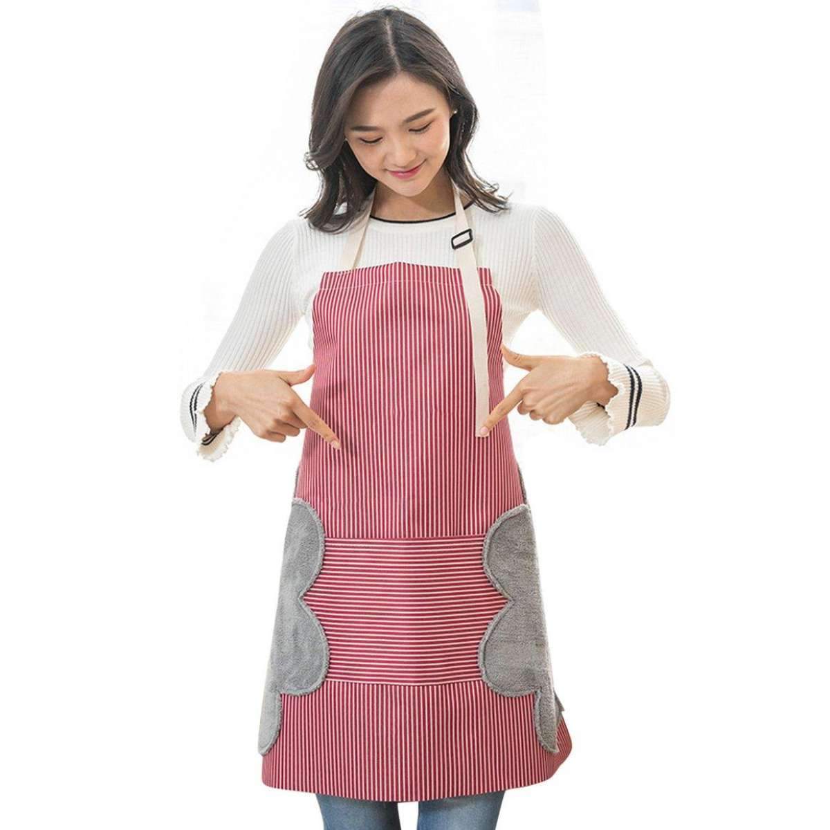 Delantal de Cocina Impermeable de Mano Borrable