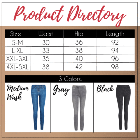Leggings Jeans Ajuste