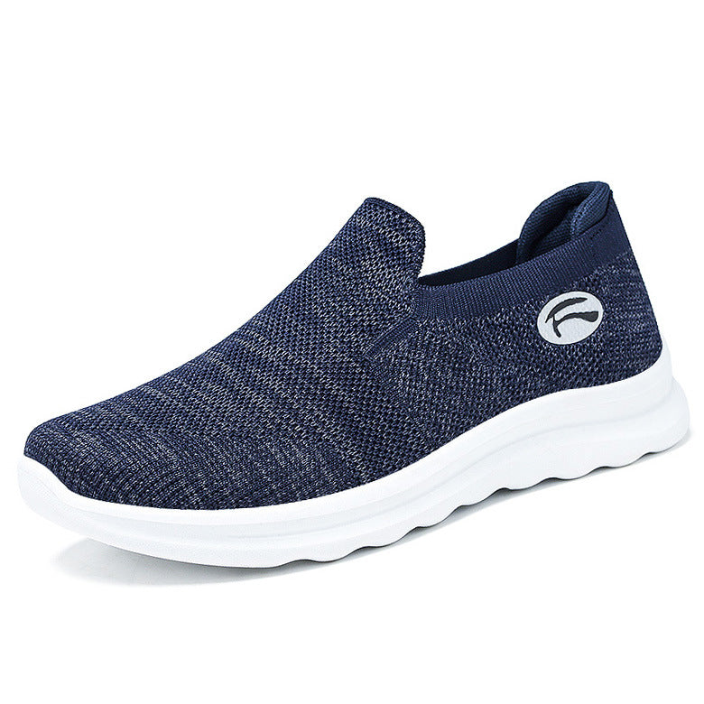 Zapatos Deportivos Sin Cordones Transpirables De Suela Blanda