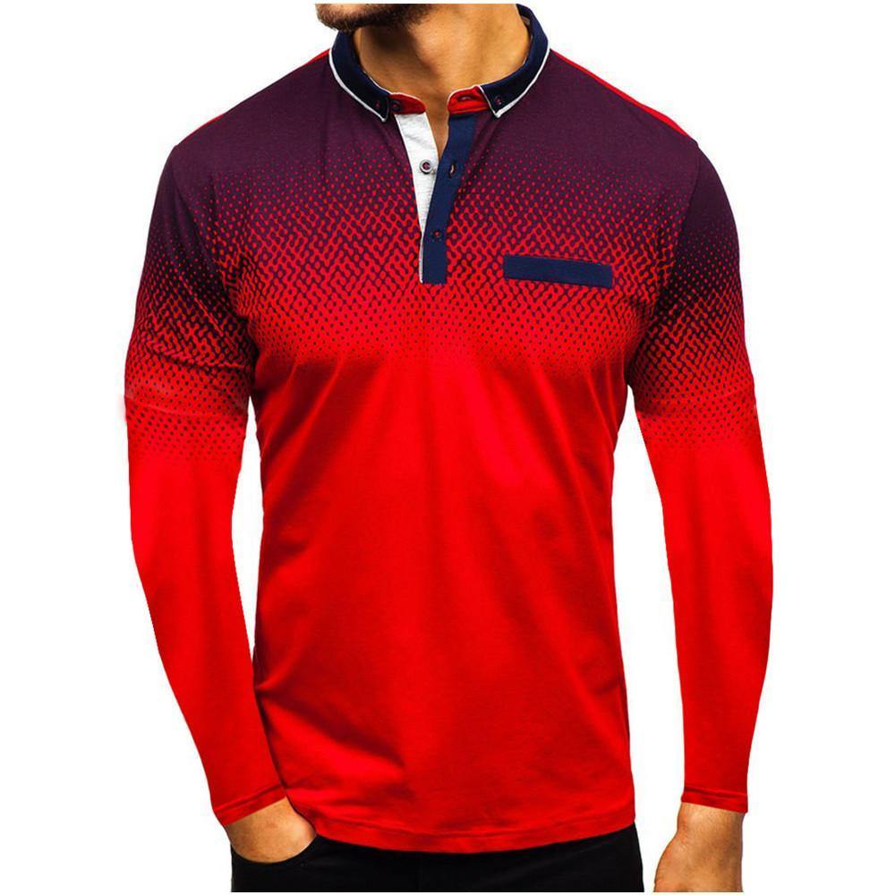 Camiseta casual de manga larga para hombre - MXbueno