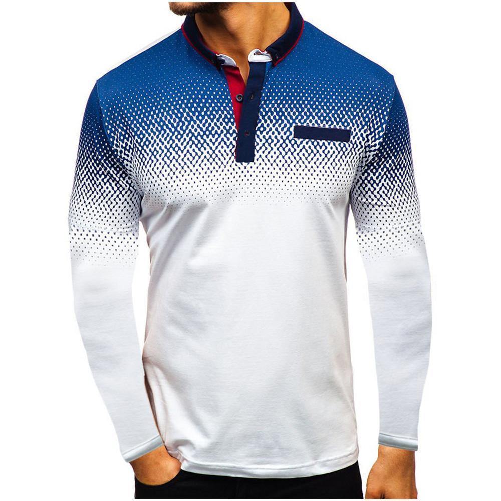 Camiseta casual de manga larga para hombre - MXbueno