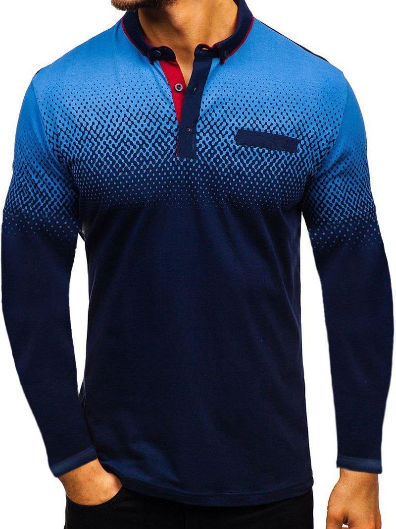 Camiseta casual de manga larga para hombre - MXbueno