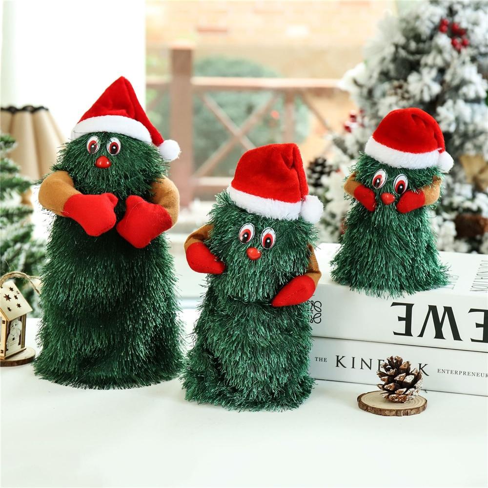 🎅 Venta Caliente De Navidad-💃 Árbol De Navidad Eléctrico Juguete Musical De Baile Giratorio