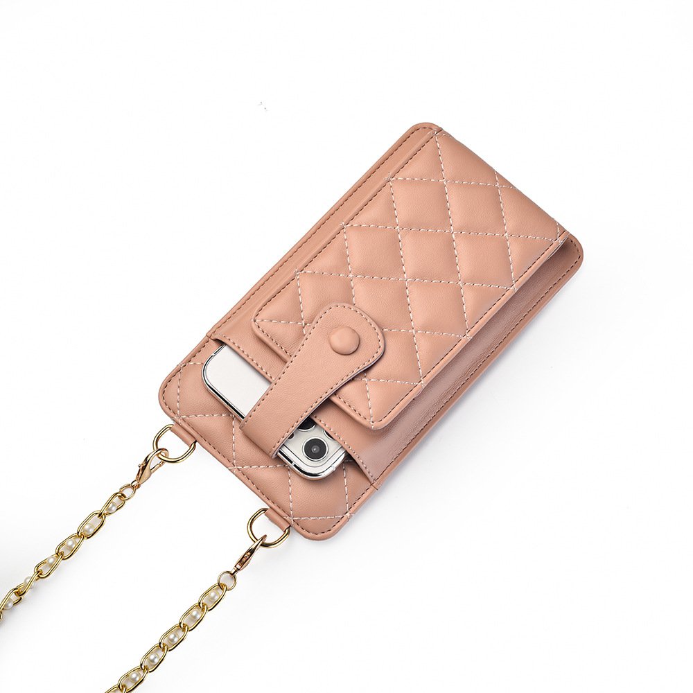 Bolso Bandolera De Mujer Con Rombos Para Teléfono