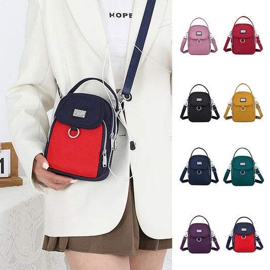 Bolso bandolera impermeable para mujer