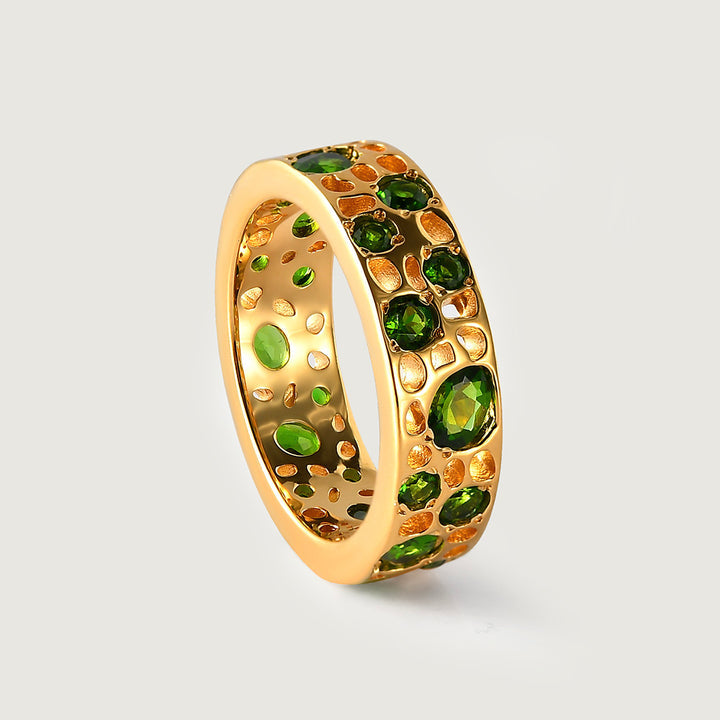 Anillo De Ajuste Perfecto De Diopside
