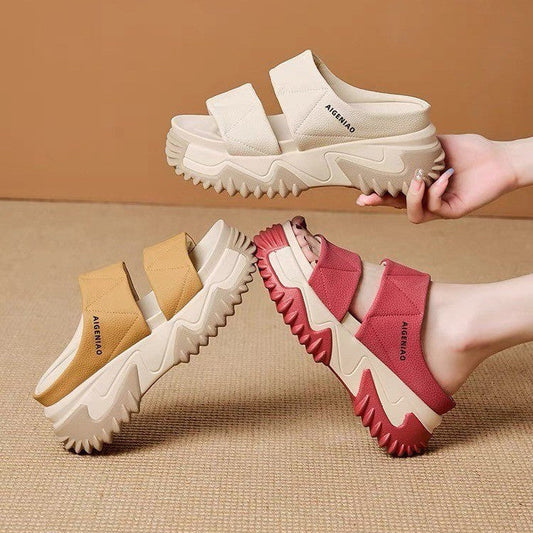Sandalias De Suela Blanda Para Mujeres De Moda Y Cómodas