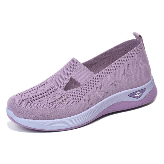 En Verano, Los Zapatos De Mujer Son Antideslizantes, Huecos, Transpirables, Ligeros Y Cómodos Para Personas De Mediana Edad Y Ancianos.