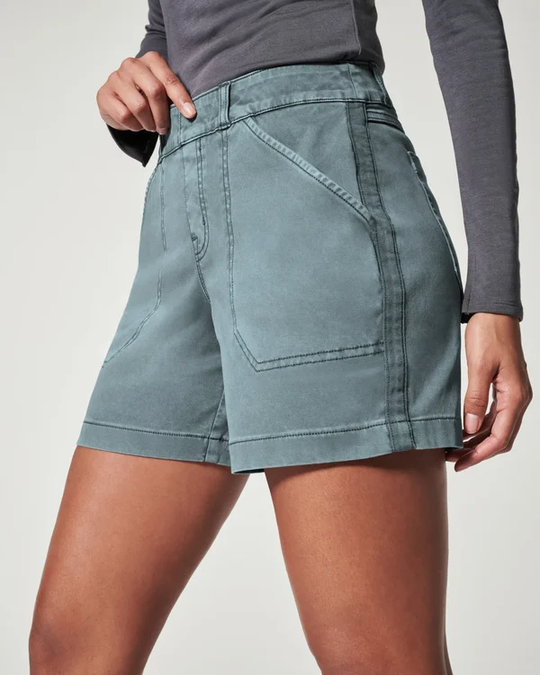 Pantalones Cortos Elásticos Twist Para Mujeres