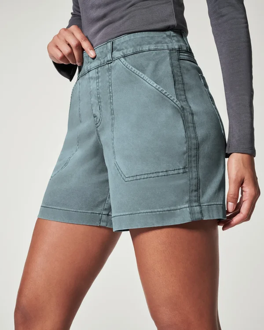 Pantalones Cortos Elásticos Twist Para Mujeres
