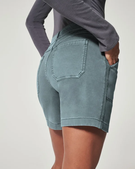 Pantalones Cortos Elásticos Twist Para Mujeres