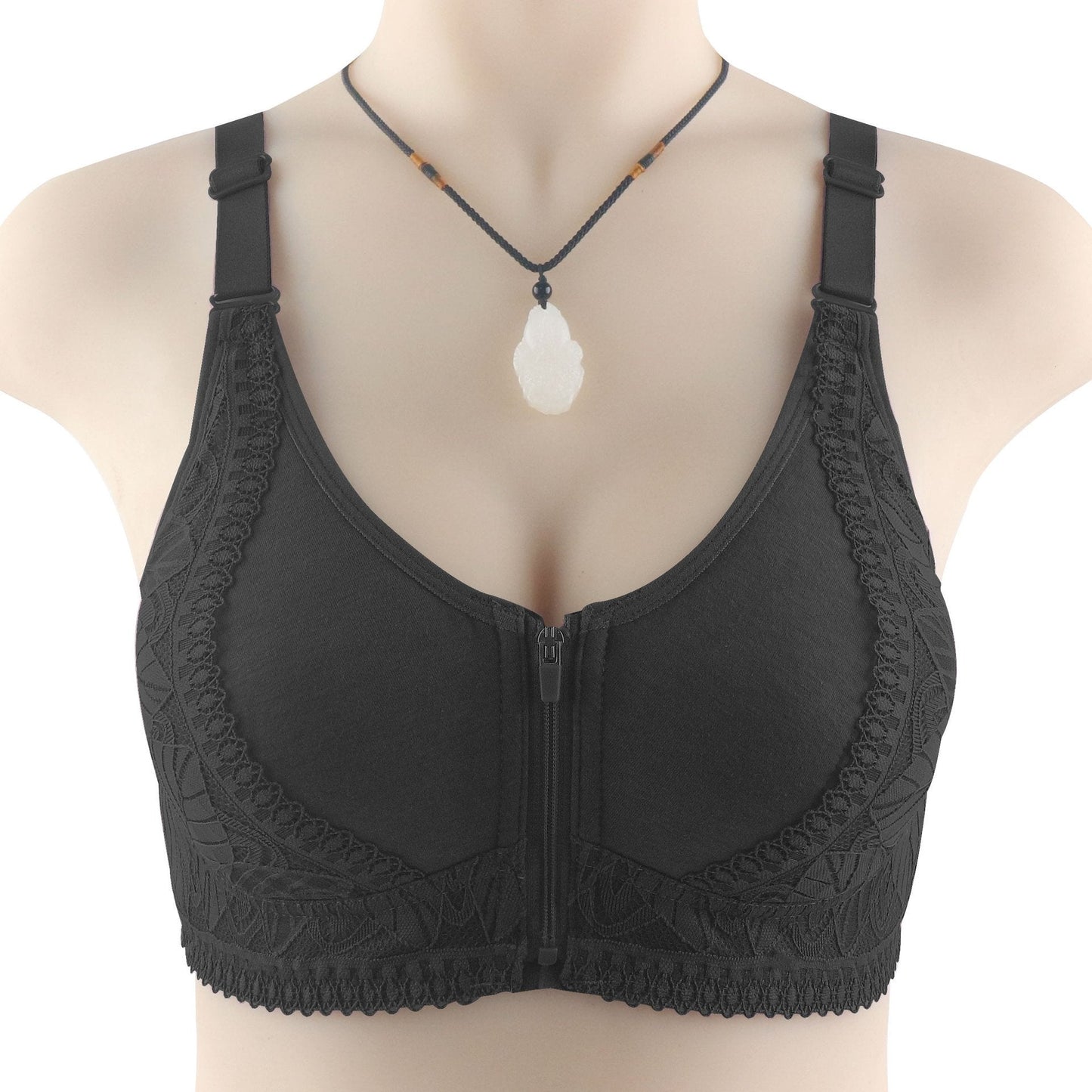 [W-Ropa Interior] Sujetador De Cremallera Delantera Femenino