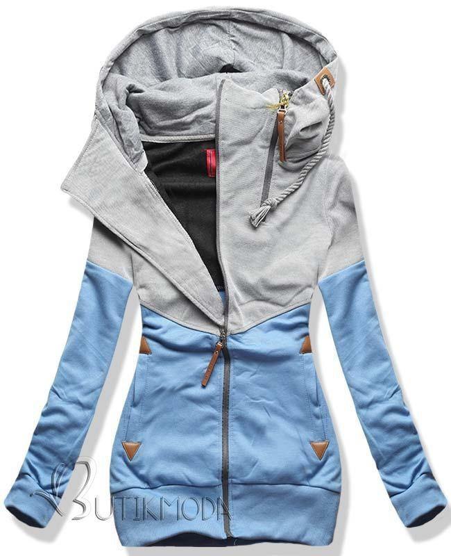 Chaqueta con capucha de manga larga para mujer - MXbueno